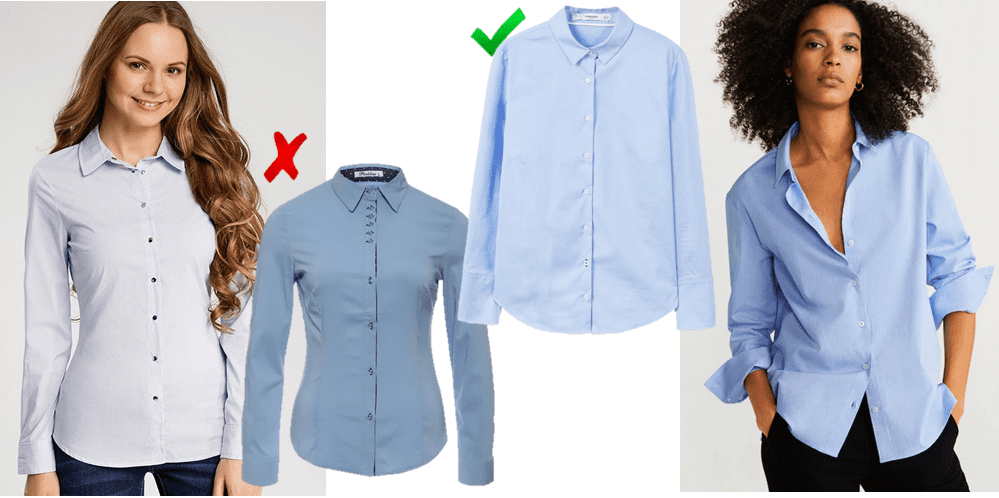 Старомодные рубашки и блузки. Ошибки посадки по фигуре | BEAUTY PLAN | Образовательный портал о моде и стиле