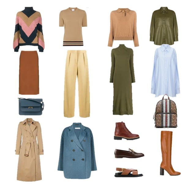 Полноцветная схема формирования гардероба в теплых оттенках | BEAUTY PLAN | Образовательный портал о моде и стиле